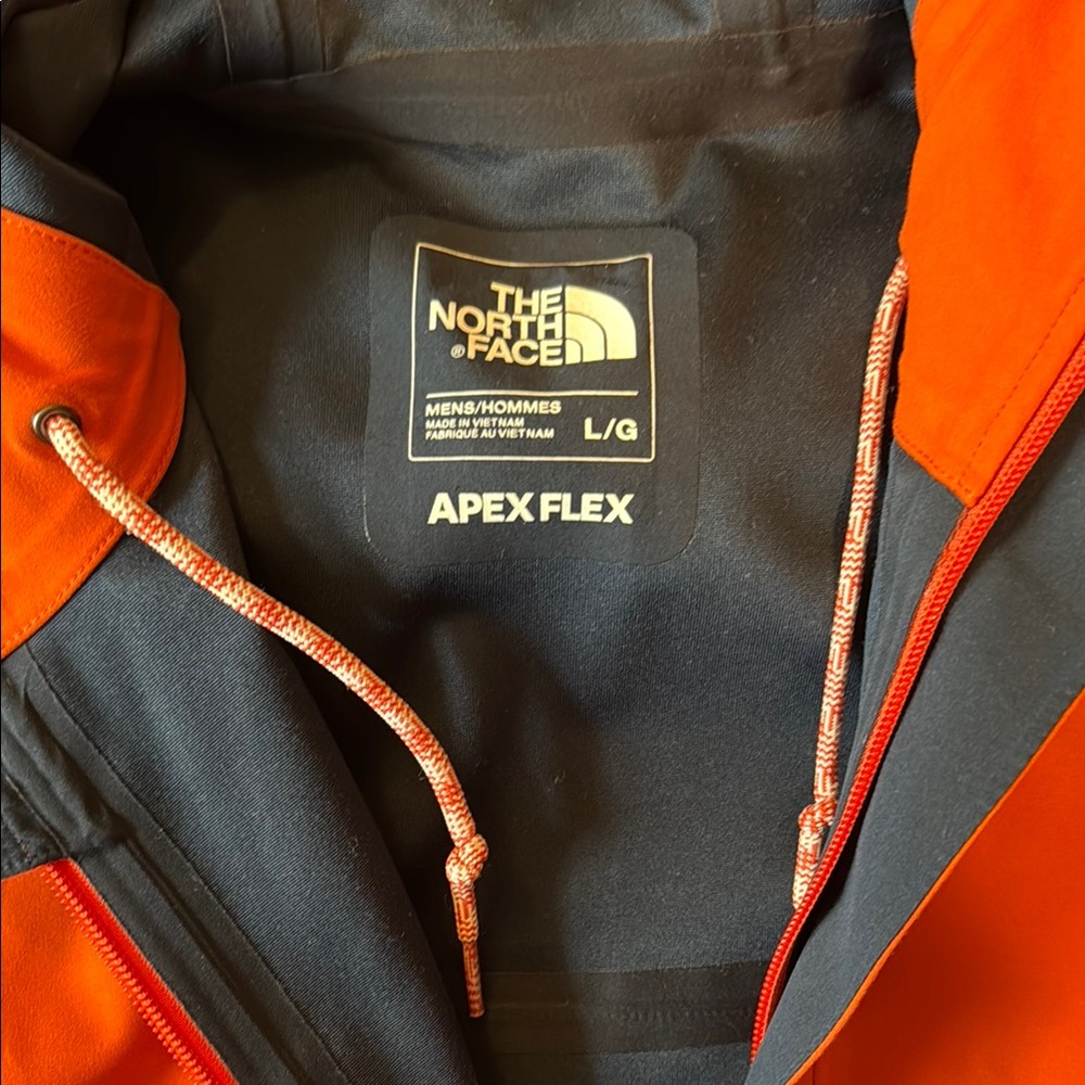 The North Face Orange and Black Performance Jacket - Picture 3 of 11